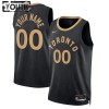 Barn Toronto Raptors Tröja Skräddarsydda Nike 2022-23 City Edition Svart Swingman